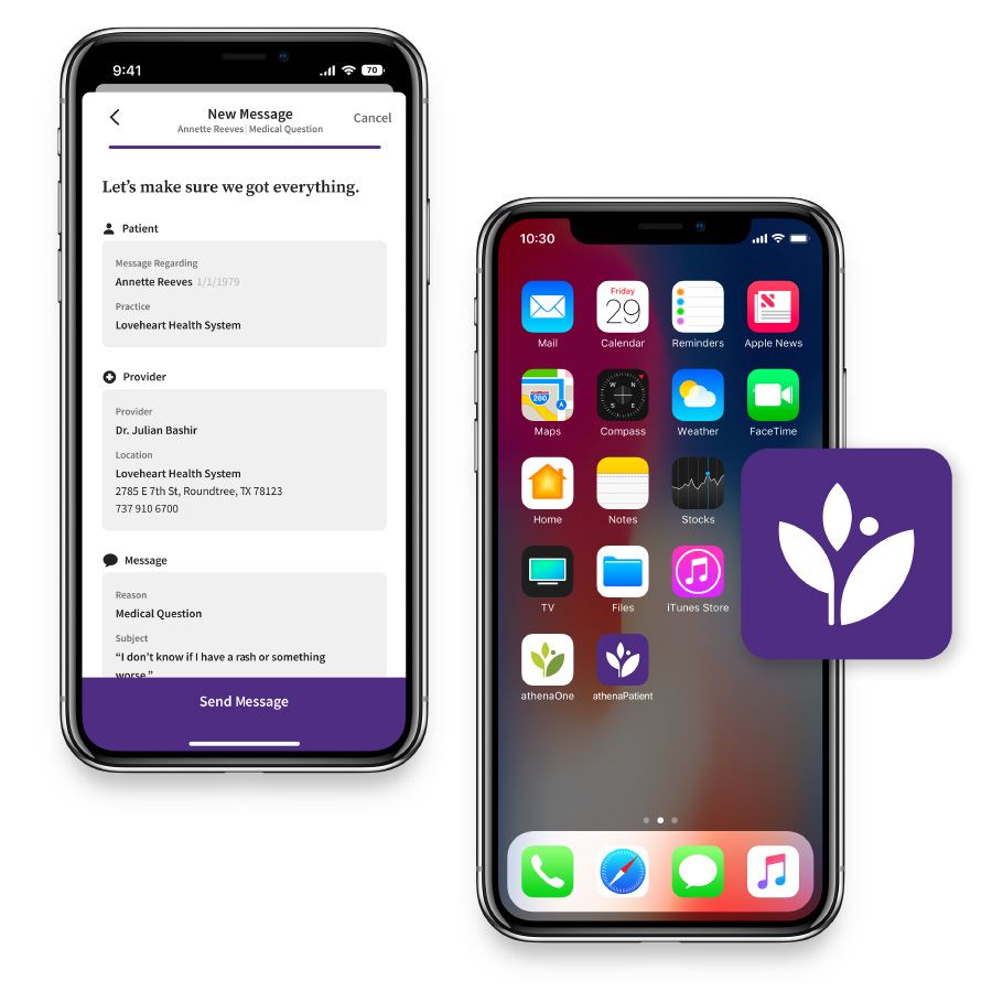 Athena Patient App